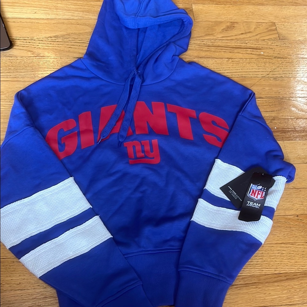 NWT Junkfood Blue Giants NFL Hoodie Size XS